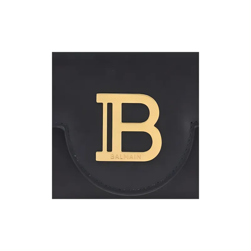 BALMAIN B Buzz Logo Plaque Chained Wallet-2