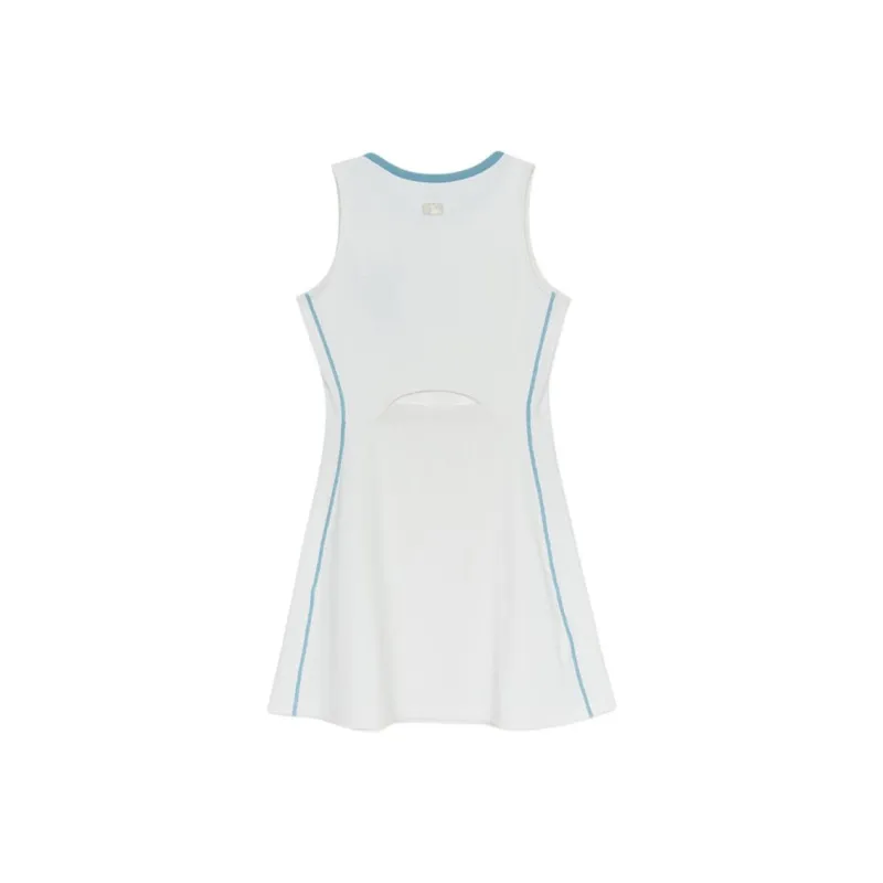 MLB New York Yankees Sleeveless Dress Women's Ecru-1