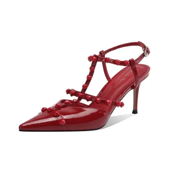 Rosa Bianca Slim Heel High Heels 8cm Women's