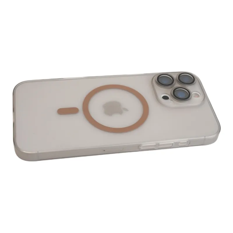 Wei Xin Acrylic Material Mist Skin Matte Magnetic Phone Cases Compatible With IPhone 16/15 Pro Max/Apple 13/14 Pro/Max-7