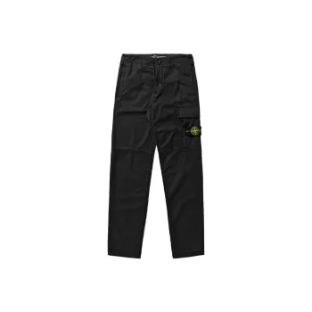 STONE ISLAND SS22 Casual Pants Men's Black