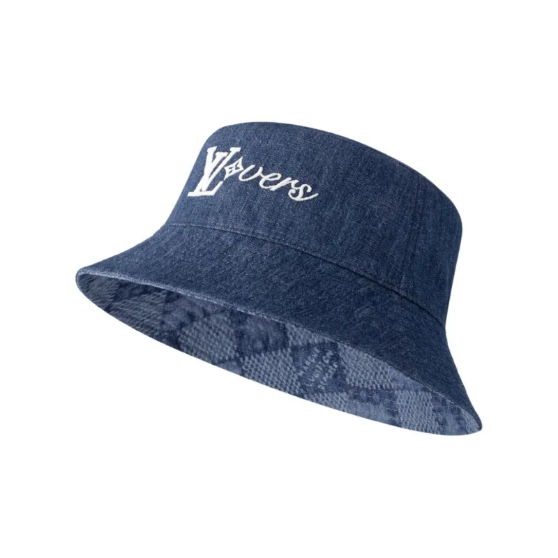 Lv Splash Damier Bucket Hat-2