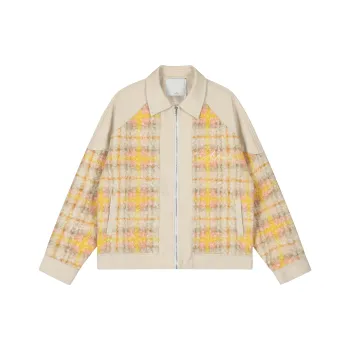 A Chock Jackets Coats Unisex Cream Apricot