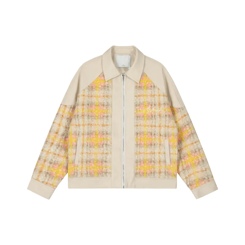 A Chock Jackets Coats Unisex Cream Apricot-0