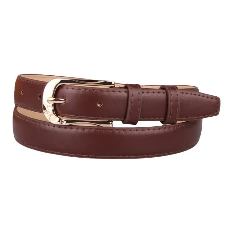 JEANSWEST PU Artificial Leather Belts Women's 2.4CM-3