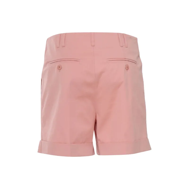 MaxMara Studio Bergen Pleated Tailored Shorts-1