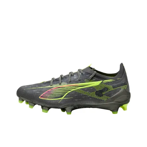 PUMA ULTRA 5 ULTIMATE Anti Slip Wear Resistant Soccer Shoes Women's Black Green