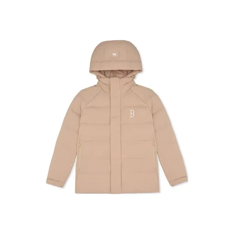 MLB FW23 Down Jacket Unisex Linen Beige Yellow-0