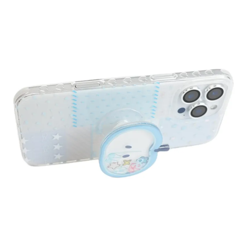 Wei Xin Acrylic Material Patchwork Blue Bowknot Phone Cases Compatible With IPhone 16/15 Pro Max/Apple 13/14 Pro/Max-3