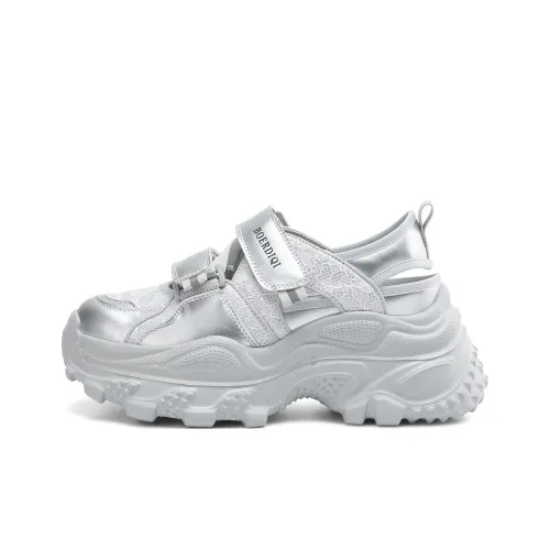BOERDIQI Lightweight Height Increasing Low Top Chunky Sneakers Women's