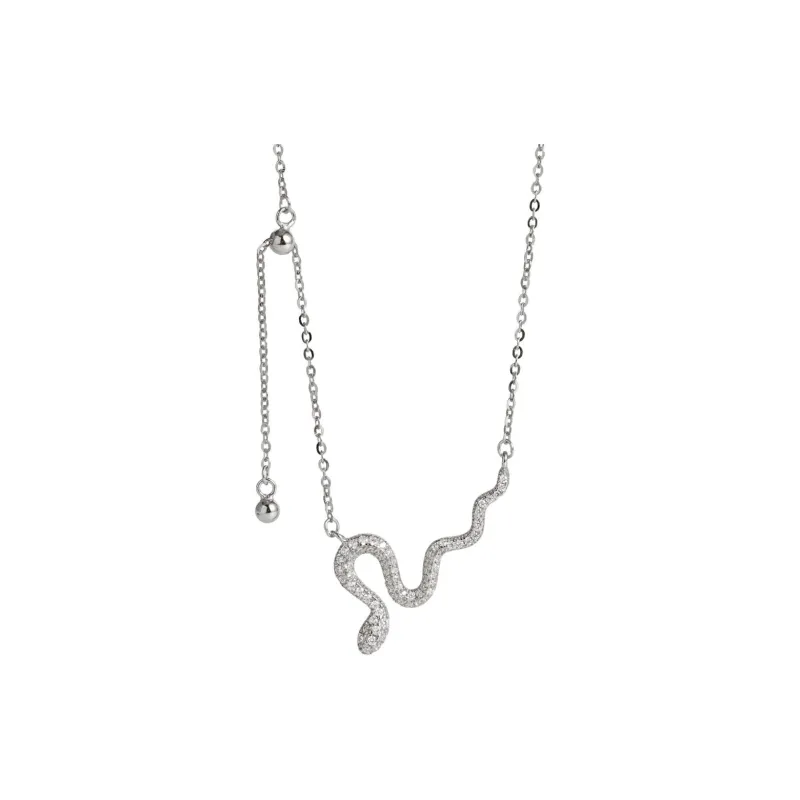 Long Fu S925 Silver Necklaces Women's-6