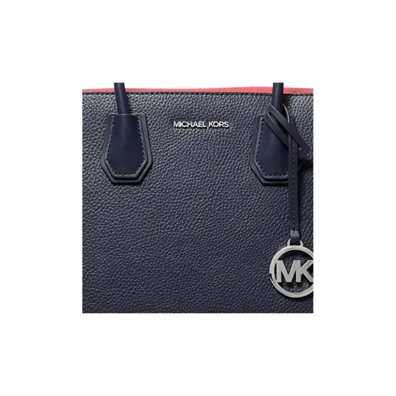 MICHAEL KORS Maisie Polyurethane Crossbody One Shoulder Handbags Medium Size Women's Black & Red-4