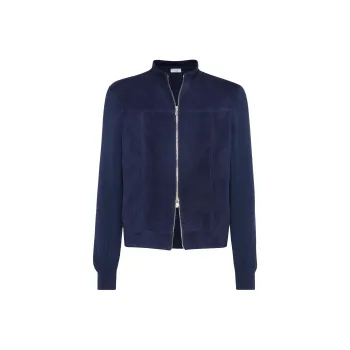 Brunello Cucinelli Jersey Trim Jacket