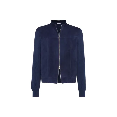 Brunello Cucinelli Jersey Trim Jacket