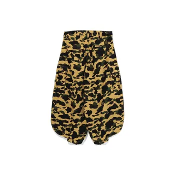 A BATHING APE Knitted Sweatpants Men Yellow