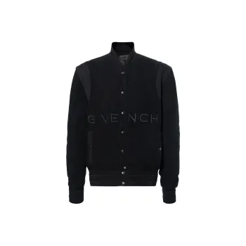 Givenchy Embroidered Logo Bomber Jacket
