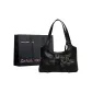 Black+Chain+Shopping Bag