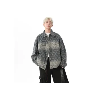 PANDA ADEVIL Denim Jacket Unisex Blue