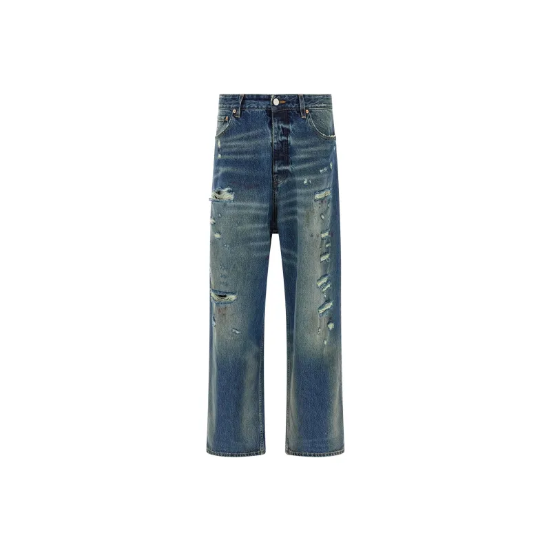 Vetements Cotton Baggy Jeans-0
