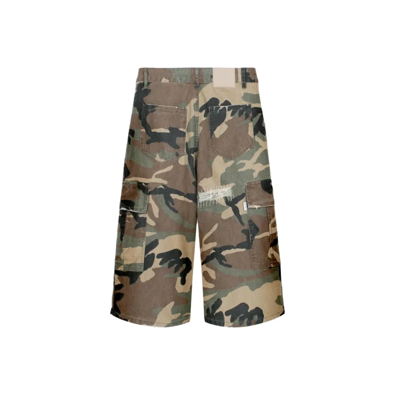 KVIV Denim Shorts Men's Camouflage -5