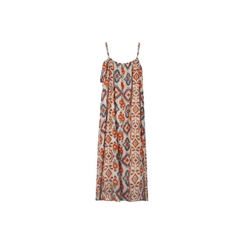 ARIADNAW STUDIO Slip Dress Women's Orange Red-1