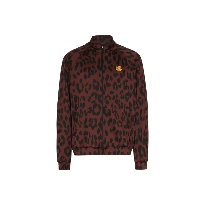 KENZO Leopard Print Track Jacket-0