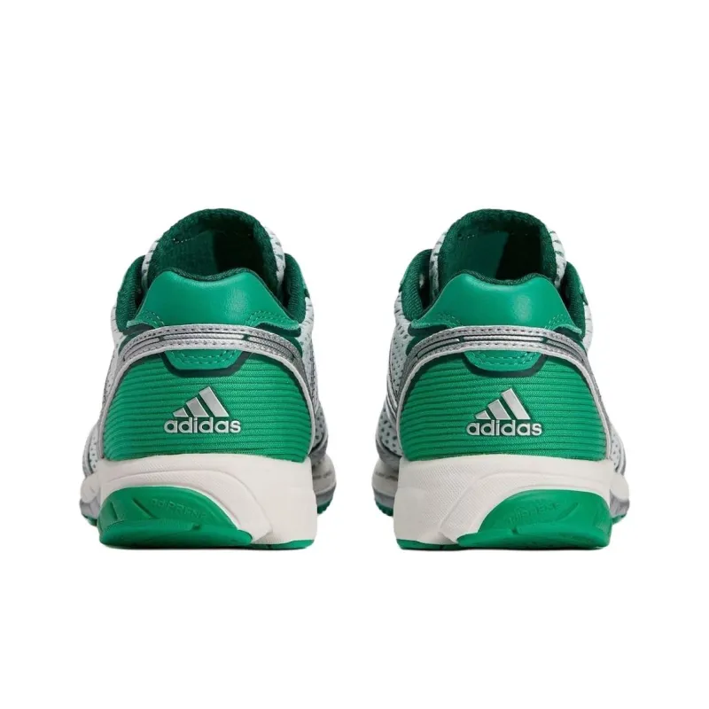 SPORTY & RICH x Adidas Originals Adizero Adios 1 Anti Slip Wear Resistant Low Top Casual Shoes Unisex White Green-4