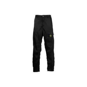 STONE ISLAND Cargo Pants Men's Black