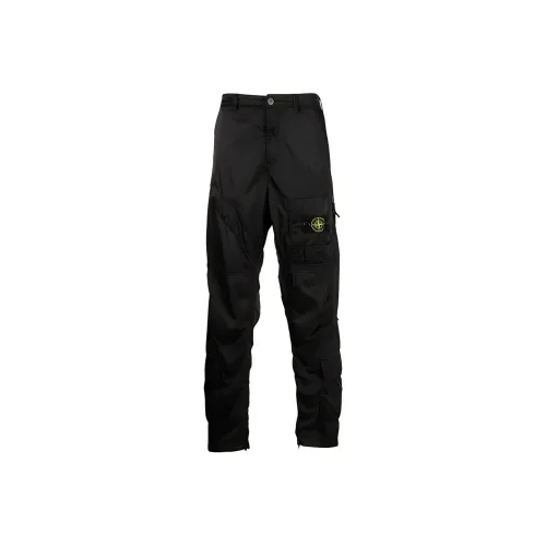STONE ISLAND Cargo Pants Men's Black