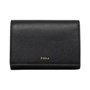 Furla Leather Wallet Women's Black