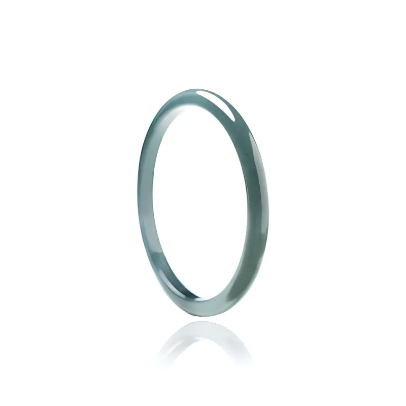 Artisan Lock Heart Jade Glutinous Jade Bangles Unisex-0