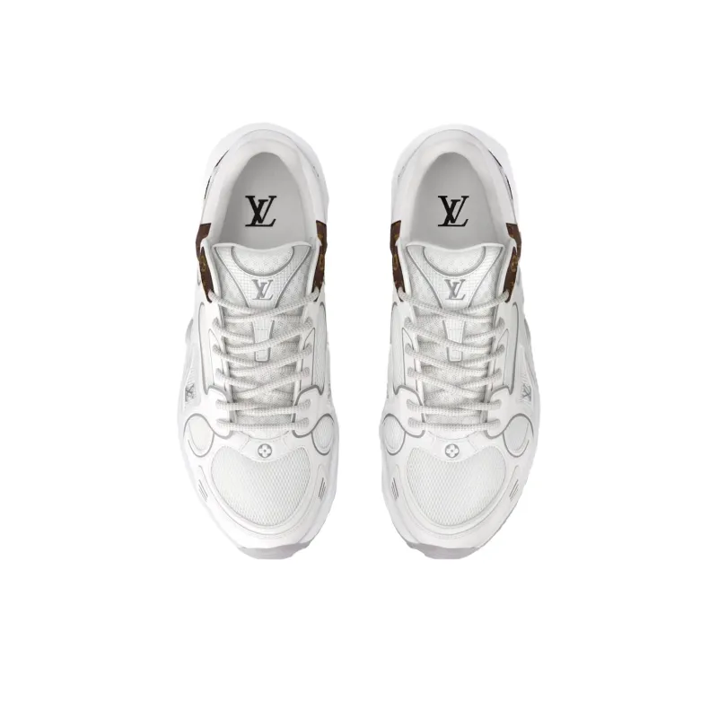 LOUIS VUITTON Olympia Low Top Casual Shoes Women's White-3