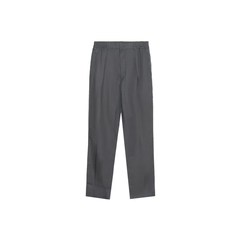 FENDI High-Waist Pleated Trousers-0