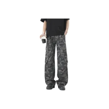 7 SEVFUN Jeans Unisex Camouflage Gray