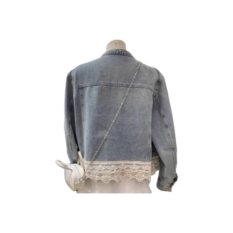 Mu Xiao Xin Denim Jacket Women's Blue-1