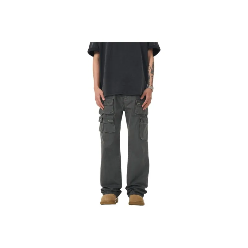 PANDA ADEVIL Jeans Unisex Gray-0