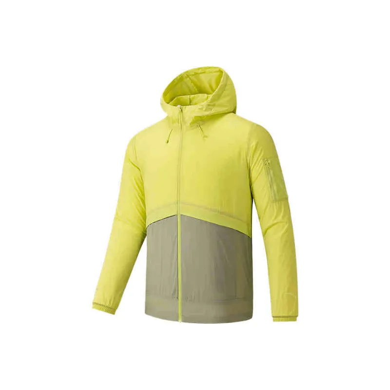 Anta Outdoor Collection UV Protection Sun Protection Clothing Men's Light Bud Green/Floating Gray-0