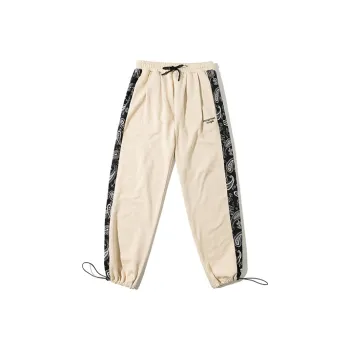 DANGEROUSPEOPLE Knitted Sports Pants Unisex Khaki