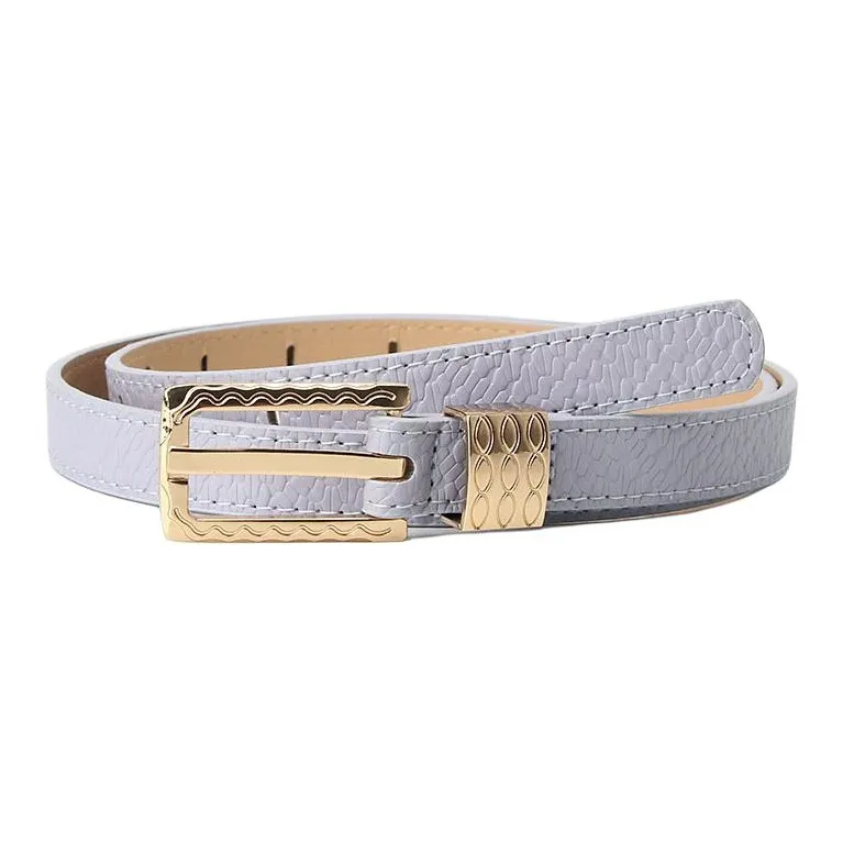 JEANSWEST PU Leather Belts Women's 2CM-5