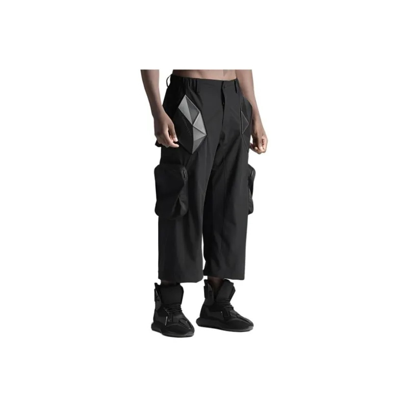 NORVINCY Outdoor Breathable Solid Color Lightweight Cargo Pants Unisex-0