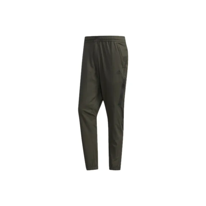 Adidas Knitted Sweatpants Men Deep Earthy Brown-0