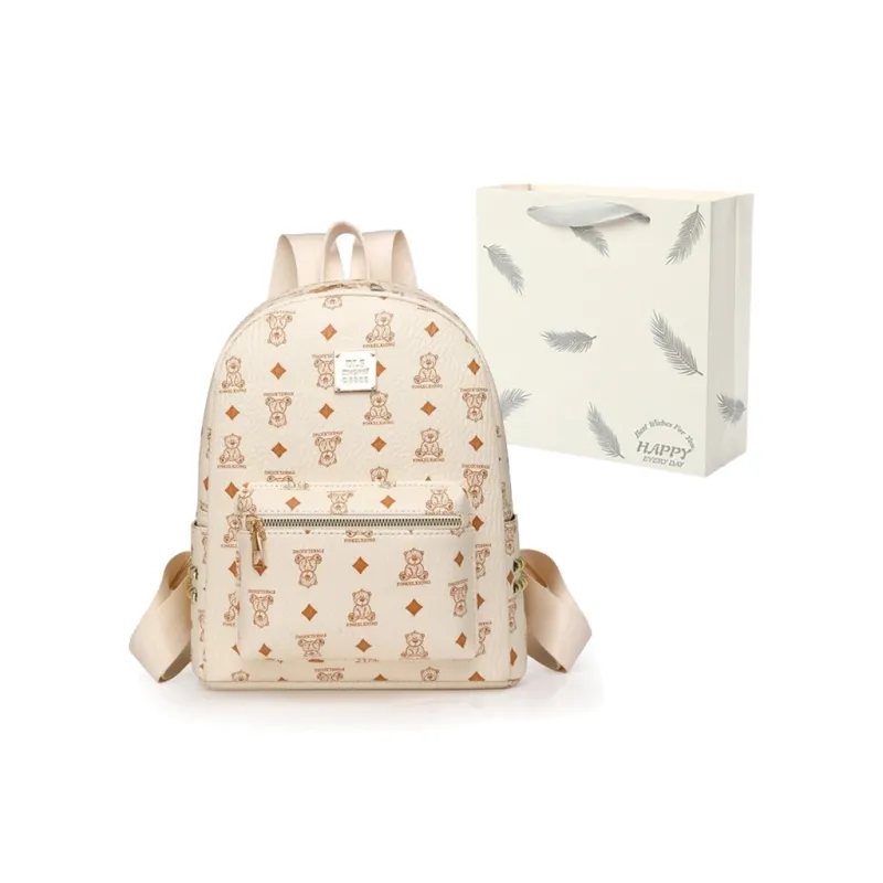 SEVENMOONS PU Backpack Unisex Multicolor-0