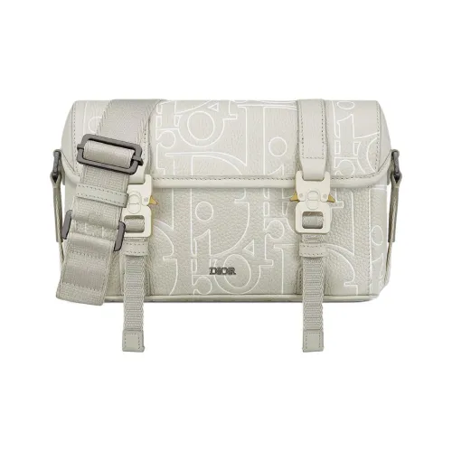 DIOR Hit The Road Grained Calfskin Shoulder Bag, Crossbody Bag Men's Beige