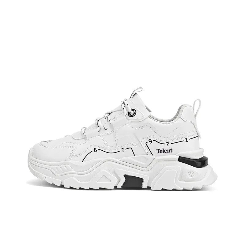 TELENT Slip Resistant, Abrasion Resistant, Waterproof Low Top Chunky Sneakers Men's-2