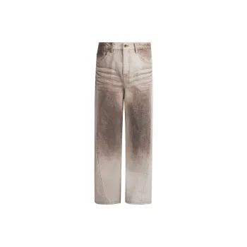 CHINISM Jeans Unisex Khaki Denim