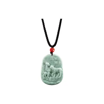 HUISHI Glutinous Jade Necklaces Unisex
