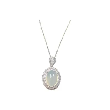 Gifts Chalcedony Necklaces Unisex