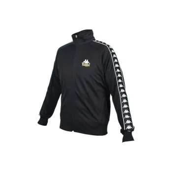 Kappa Jacket Men's Black White Gold