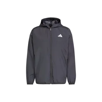 Adidas ESSENTIALS Sportswear Rompevientos Big Logo Tejido Jackets Coats Men's Black/White