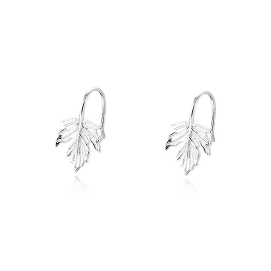KIVA 999 Fine Silver Stud Earrings Unisex-1
